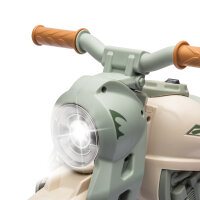 Kinder Elektro-Motorrad, 6V Kindermotorrad mit Musik, Blasen 2,5-3 km/h, für 2-5 Jahre Kinder