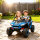 Kinderauto Elektro-UTV, 5-7 km/h, 2-Sitzer, Fernbedienung, Musik, Lichter, 1h Fahrtdauer, Blau