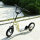 Kinderroller ab 5 Jahre Scooter Kinderscooter Tretroller Cityroller Kinder Roller Kickboard mit Luftreifen 12 Zoll Gummi Aluminium Beige 120 x 58 x 85-95 cm