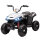 Elektro-Kinderquad, Licht & Musik, Federung, 5 km/h, 50 Min. Fahrzeit, für 3-5 Jahre, weiß