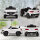 Elektroauto für Kinder, 12V Kinderauto mit Fernbedienung, LED-Lichter, Musik, 3 Geschwindigkeiten, 3-6 Jahre, Weiß