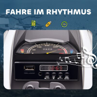 Elektro-Kinderquad, 3-8 km/h, 45 Min. Betriebszeit, LED-Scheinwerfer, Musikplayer mit USB, für Kinder 3 bis 5 Jahre