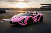 Kinderfahrzeug Lamborghini SIAN 2 Sitzer - pink