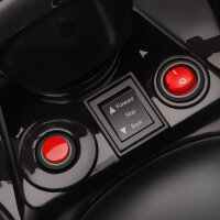 Kinder Quad Elektro 6V Kinderquad mit Vorwärts-, Rückwärtsfunktion, Musik, LED-Scheinwerfer Weiß