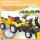 Kinderradlader, steuerbarer Frontlader, ab 3 Jahren, Pedalantrieb, Gelb/Schwarz