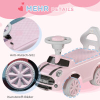 Rutschauto für Kinder, Kippschutz, Hupe, rutschfester Sitz, für 1,5-3 Jahre, bis 25 kg, Rosa