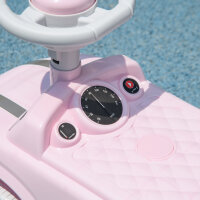 Rutschauto für Kinder, Kippschutz, Hupe, rutschfester Sitz, für 1,5-3 Jahre, bis 25 kg, rosa