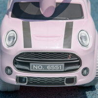 Rutschauto für Kinder, Kippschutz, Hupe, rutschfester Sitz, für 1,5-3 Jahre, bis 25 kg, rosa