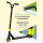 Pro Stunt-Scooter, Tretroller für Freestyle Tricks, Aluminium, Metall, Kunstleder, für Kinder und Erwachsene, Gold