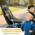 Pedal-Gokart für Kinder, höhenverstellbarer Sitz, EVA-Räder, Bremse, Kupplung, 3-8 Jahre, Blau