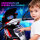 Elektro-Motorrad für Kinder von 18-36 Monaten, Aufsitz-Fahrzeug, Hilfsräder, Lichter, Musik, Kunststoff, Stahl, rot