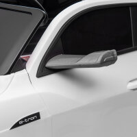 Elektro Kinderauto 12V Elektrofahrzeug Audi E-tron Elektroauto mit Fernbedienung, Sicherheitsgurt, Musik (MP3/USB/TF), Kinderfahrzeug für Kinder 3-5 Jahre, 3-5 km/h, Weiß