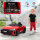 Kinderauto, Elektroauto, Audi-lizenziert, mit Sicherheitsgurt, Fernbedienung, Licht, rot+schwarz, 103 x 58 x 41cm