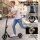 Cityroller Aluminium Höhenverstellbar & Klappbar Scooter mit 200 mm PU-Räder ABEC-7 Kugellager Dual-Bremssystem