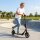 Cityroller Aluminium Höhenverstellbar & Klappbar Scooter mit 200 mm PU-Räder ABEC-7 Kugellager Dual-Bremssystem