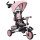 Kinderdreirad, 6-in-1 Buggy für Kleinkinder, mit Schiebegriff, verstellbarer Sitz, faltbares Design, Sicherheitsnetz