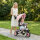 Kinderdreirad, 6-in-1 Buggy für Kleinkinder, mit Schiebegriff, verstellbarer Sitz, faltbares Design, Sicherheitsnetz