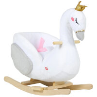 Schaukeltier, Schwan-Schaukel mit Schlaflied, weicher...