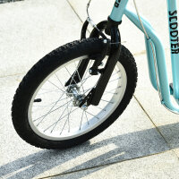 Kinderroller ab 5 jahre Scooter Tretroller Cityroller Kinder Roller Kickboard mit Luftreifen16/12 Zoll Blau 135 x 58 x 88-94 cm