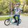 Kinderroller ab 5 jahre Scooter Tretroller Cityroller Kinder Roller Kickboard mit Luftreifen16/12 Zoll Blau 135 x 58 x 88-94 cm