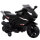 Elektro-Motorrad für Kinder, Hupe, Scheinwerfer, Musikfunktion, 2,5 km/h, Schwarz