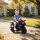 Elektro-Motorrad für Kinder, Hupe, Scheinwerfer, Musikfunktion, 2,5 km/h, Schwarz