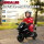 Elektro-Motorrad für Kinder, Hupe, Scheinwerfer, Musikfunktion, 2,5 km/h, Schwarz