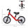 Kinder Laufrad ab 2-5 Jahre Lauflernrad mit Stützrädern, Pedalen, Höhenverstellbarem Sitz, Spielzeug Balance Bike für Kleinkinder Erste Geburtstag Geschenk, Rot