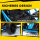 24V Elektro-Go-Kart zum Fahren und Driften, Nylon-Reifen, Sicherheitsgurt, Hupe, Musik für 8-12 Jahre Blau