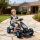 Kinder-Gokart, mit Pedalen, verstellbarem Sitz, In- und Outdoor, ab 5 Jahren, blau+schwarz, 121 x 58 x 61 cm