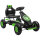 Kinder-Gokart, mit Pedalen, verstellbarem Sitz, In- und Outdoor, ab 5 Jahren, Grün+Schwarz, 121 x 58 x 61 cm