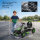 Kinder-Gokart, mit Pedalen, verstellbarem Sitz, In- und Outdoor, ab 5 Jahren, Grün+Schwarz, 121 x 58 x 61 cm