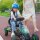 Kinder-Gokart, mit Pedalen, verstellbarem Sitz, In- und Outdoor, ab 5 Jahren, Grün+Schwarz, 121 x 58 x 61 cm