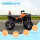 12V Kinderfahrzeug mit Vorwärts-, Rückwärtsfunktion, MP3-Musikplayer, Scheinwerfer, 3-8 km/h, 3-5 Jahre, Orange