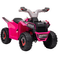 Elektro-Kinderquad, 2,5 km/h, Vorwärts- & Rückwärtsgang, für 18-36 Monate, Rosa