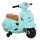Elektro Kindermotorrad Vespa Elektromotorrad mit LED-Licht, Sound, Kinder Elektro Motorrad für Kinder von 18-36 Monate Grün