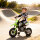 Elektro-Motorrad für Kinder, 12V Kindermotorrad mit Musik, Kinderfahrzeug mit Trainingsrädern, 3-6 Jahre, Grün