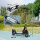Roller Kinder Scooter mit verstellbaren Griffen klappbarer Kinderroller für Kinder 6-12 Jahre 94 x 36 x 88-103cm Schwarz