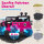 Kinder Elektroauto 12V Elektro Kinderauto mit Fernbedienung 2 Motor LED Hupe für Kinder von 3-6 Jahren 100x65x72 cm Rosa