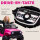 Kinder Elektroauto 12V Elektro Kinderauto mit Fernbedienung 2 Motor LED Hupe für Kinder von 3-6 Jahren 100x65x72 cm Rosa