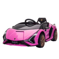 Kinder-Elektroauto, Lamborghini, 3-5 km/h, Fernsteuerung, für 3-5 Jahre, Rosa