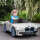 Kinderauto, aufladbarer Akku, 3-5 km/h, mit Fernbedienung, Multimedia-Player, weiß