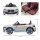 Kinderauto, aufladbarer Akku, 3-5 km/h, mit Fernbedienung, Multimedia-Player, weiß
