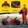 24V Elektrisches Go-Kart, Drift-Modus, verstellbarer Sitz, 5-Punkt-Sicherheitsgurt, Musikfunktion, 6-12 Jahre Rot