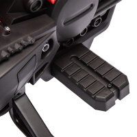 Elektro-Motorrad für Kinder, 6V Batterie-Antrieb, Stützräder, Hupe, Startgeräusch, 3-8 Jahre, Rot