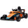 Elektro-Kinderauto, McLaren Formel-1, inkl. Fernsteuerung, Musik, für 3-5 Jahre, Orange