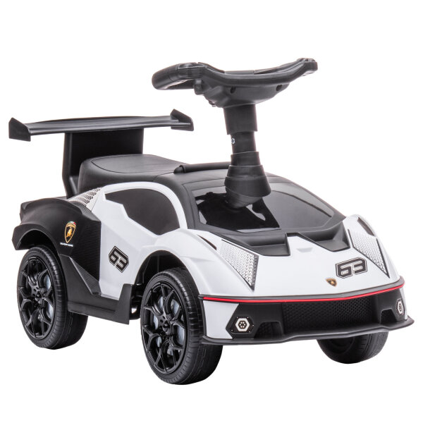 Rutscher Lamborghini-lizenziert, Rutscherauto mit Soundeffekten, Kippschutz, 67 cm x 28 x 38 cm