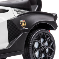 Rutscher Lamborghini-lizenziert, Rutscherauto mit Soundeffekten, Kippschutz, 67 cm x 28 x 38 cm