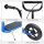 Kinderroller mit Hinterbremse Kickscooter 12 Zoll Tretroller Roller Scooter Cityroller für Kinder Kickboard Höhenverstellbar Stahl EVA Blau 120 x 52 x 80-88 cm