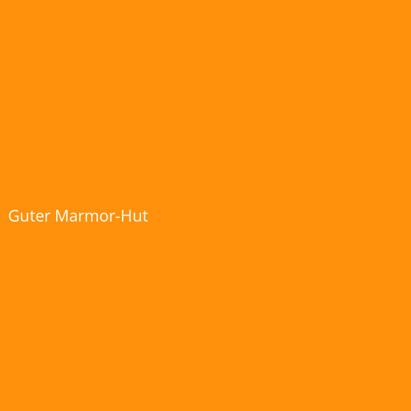Guter Marmor-Hut